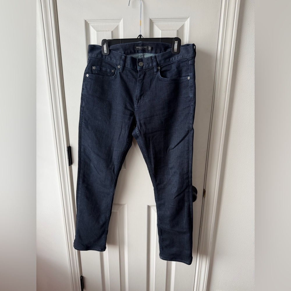 Banana republic Men's skinny Blue Jeans 30x30